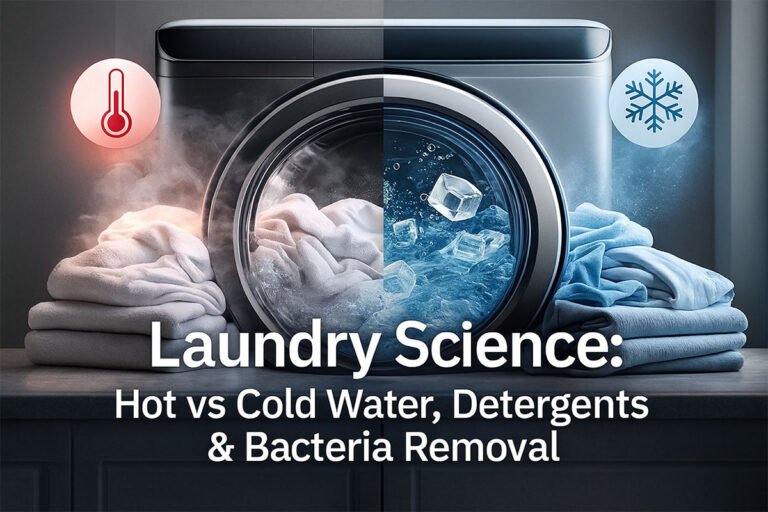 Hot vs Cold Water, Detergents & Bacteria Removal